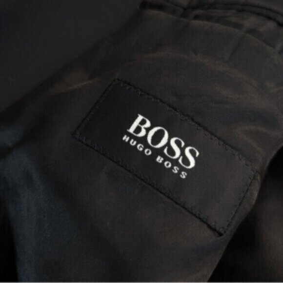 NWT Hugo Boss wool black suit/blazer jacket - Picture 4 of 14